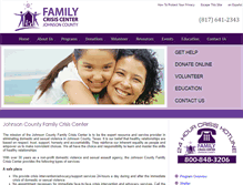 Tablet Screenshot of familycrisisjc.org